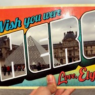 Greetings from Le Louvre, Paris, Morocco