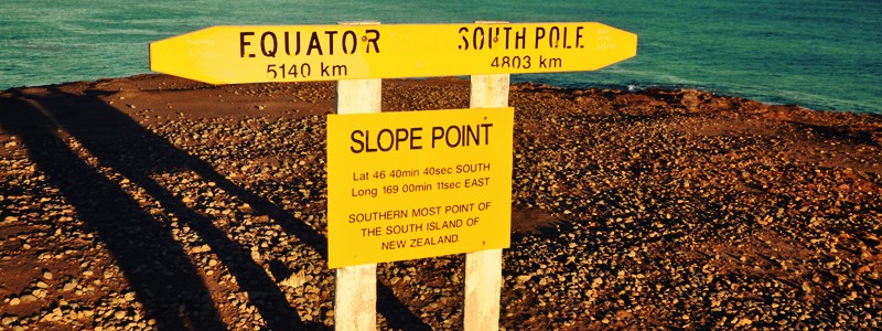 The southernmost point in NZ